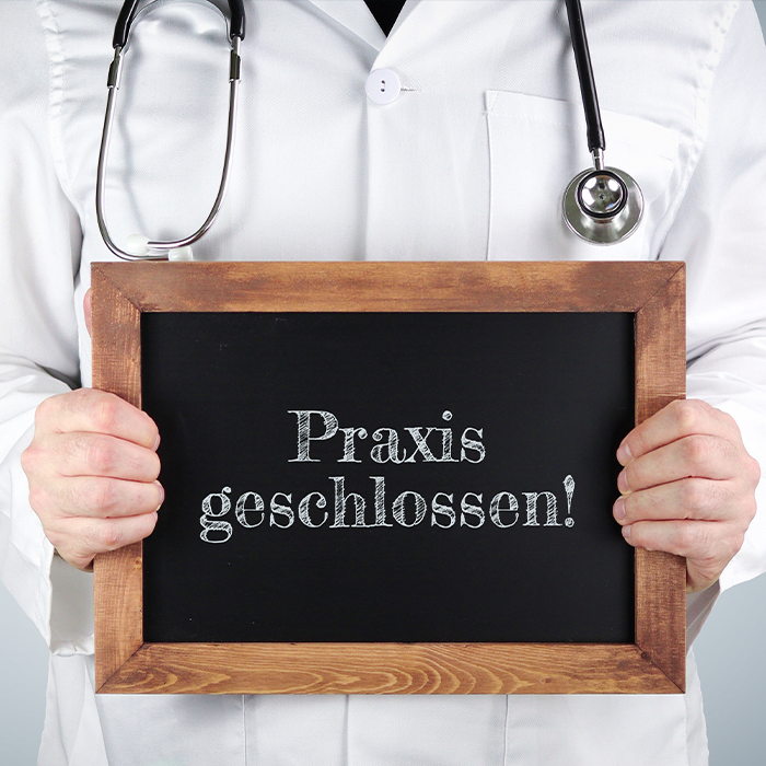 Praxis geschlossen (c) Adobe Stock